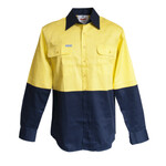 HiVis Cotton Drill Shirt (LS)