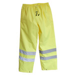 Hi Vis breathable Rain Trousers with reflective tape