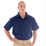 Cotton Drill Work Shirt (short sleeves)