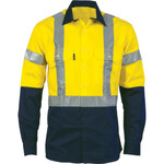 Hi Vis Cotton drill shirt with tape