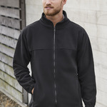 Mens Plain Micro Fleece Jacket